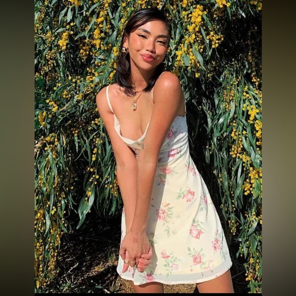 PRINCESS POLLY WATSON MINI DRESS YELLOW